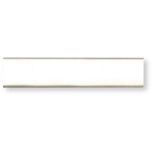 Chant plastique blanc lisse longueur 100 m x 23 mm x 2 mm non encollé